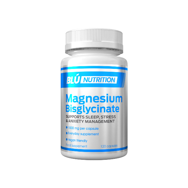 Blu Nutrition Magnesium Bisglycinate 1000mg 120 caps
